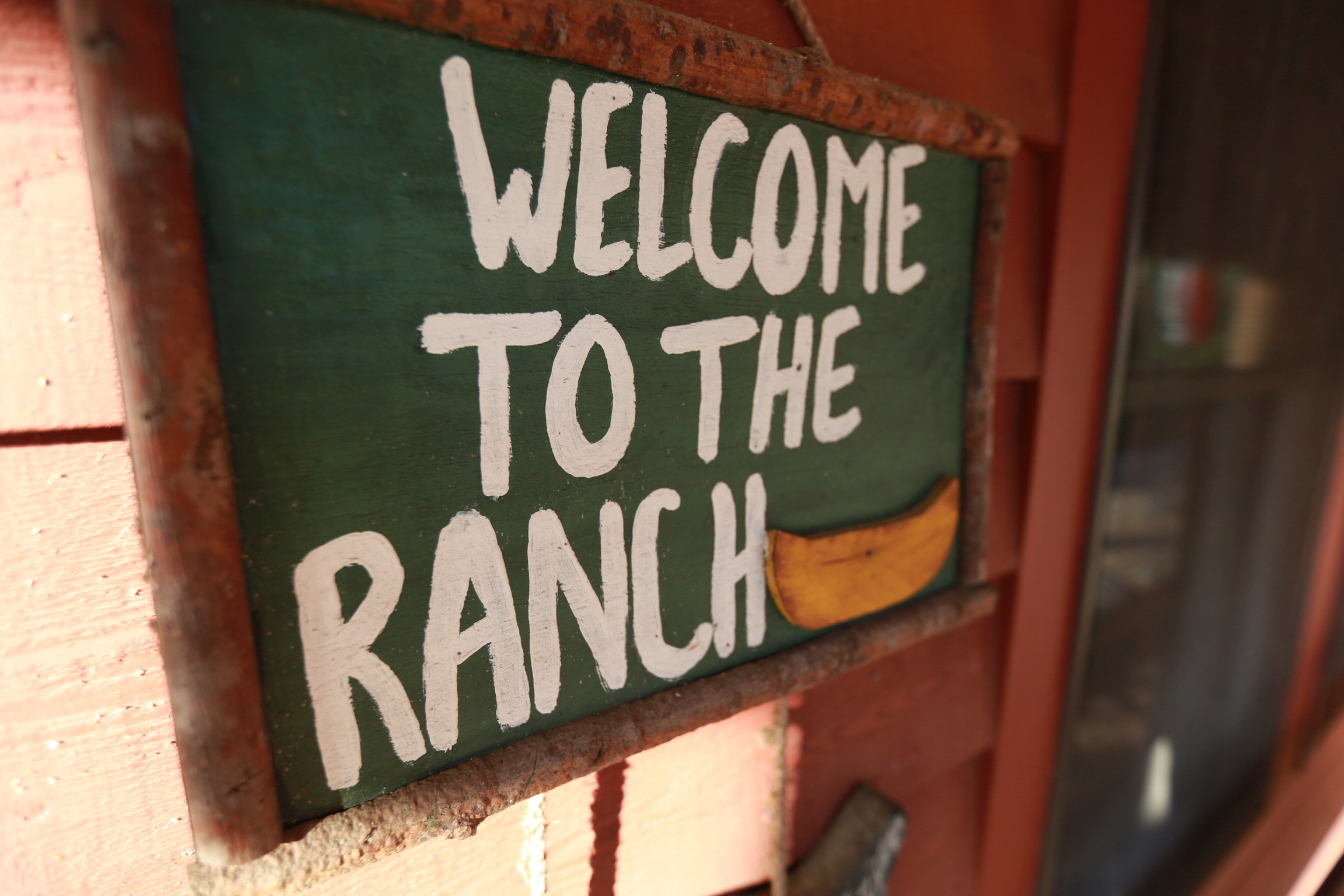 Eureka Ranch welcome sign